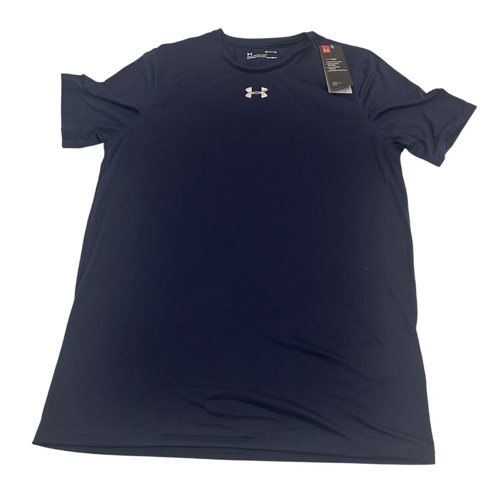 MENS UNDER ARMOUR SHORT SLEEVE LOCKER TEE 2.0 LOOSE FIT SMALL 1305775-410 Navy